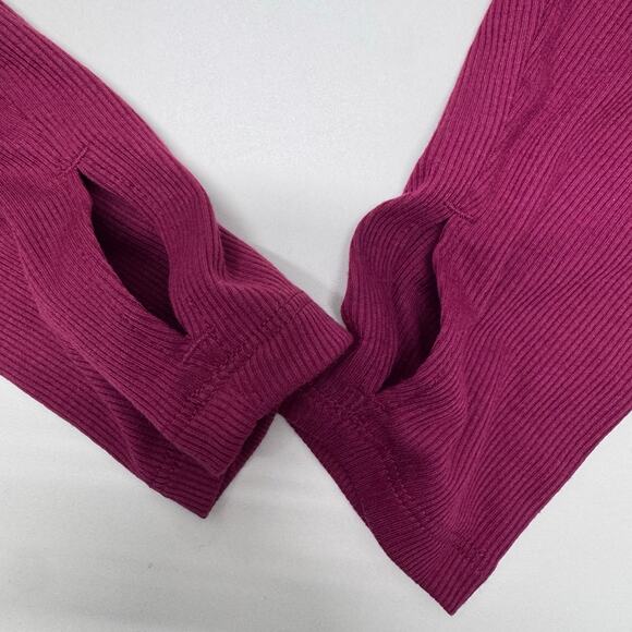 NWT Old Navy Long Sleeve Crop Top Cutout Yoga Sports Tee Workout Bolero Shrug L - Picture 4 of 6